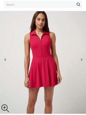 ❤️NWT Travis Matthew Persian Red Moveknit Sleeveless Polo Sport Dress 2.0 Sz XS